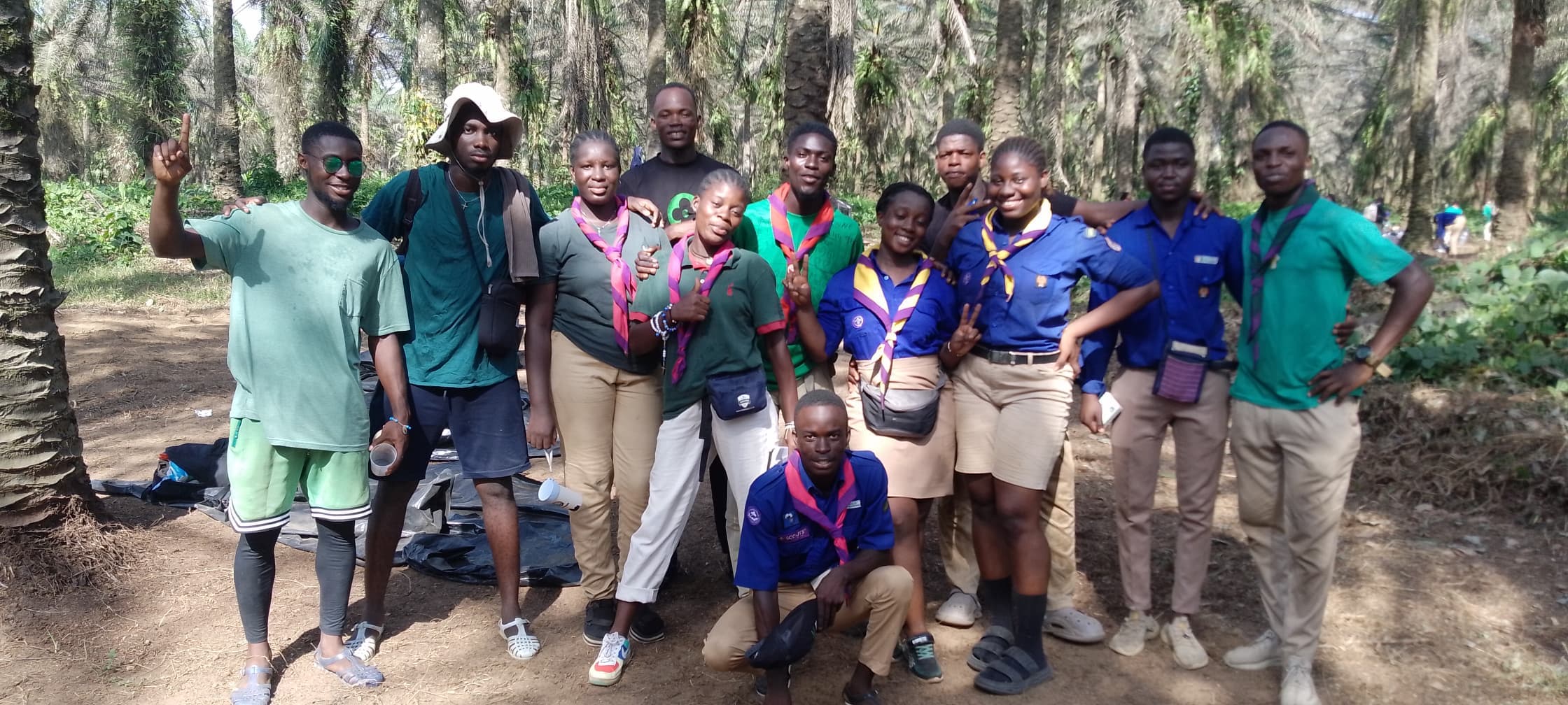 Responsables et scouts réunis – ASCCI Côte d'Ivoire Requin des Sables (KOORI)